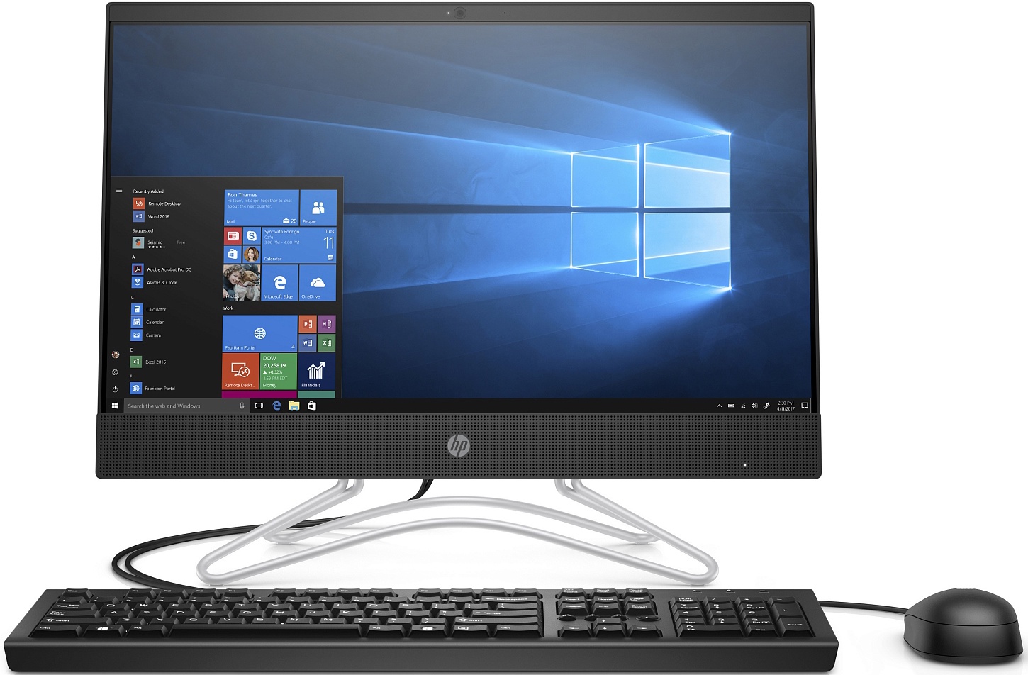 фото Моноблок HP 200 G3, 21.5", черный