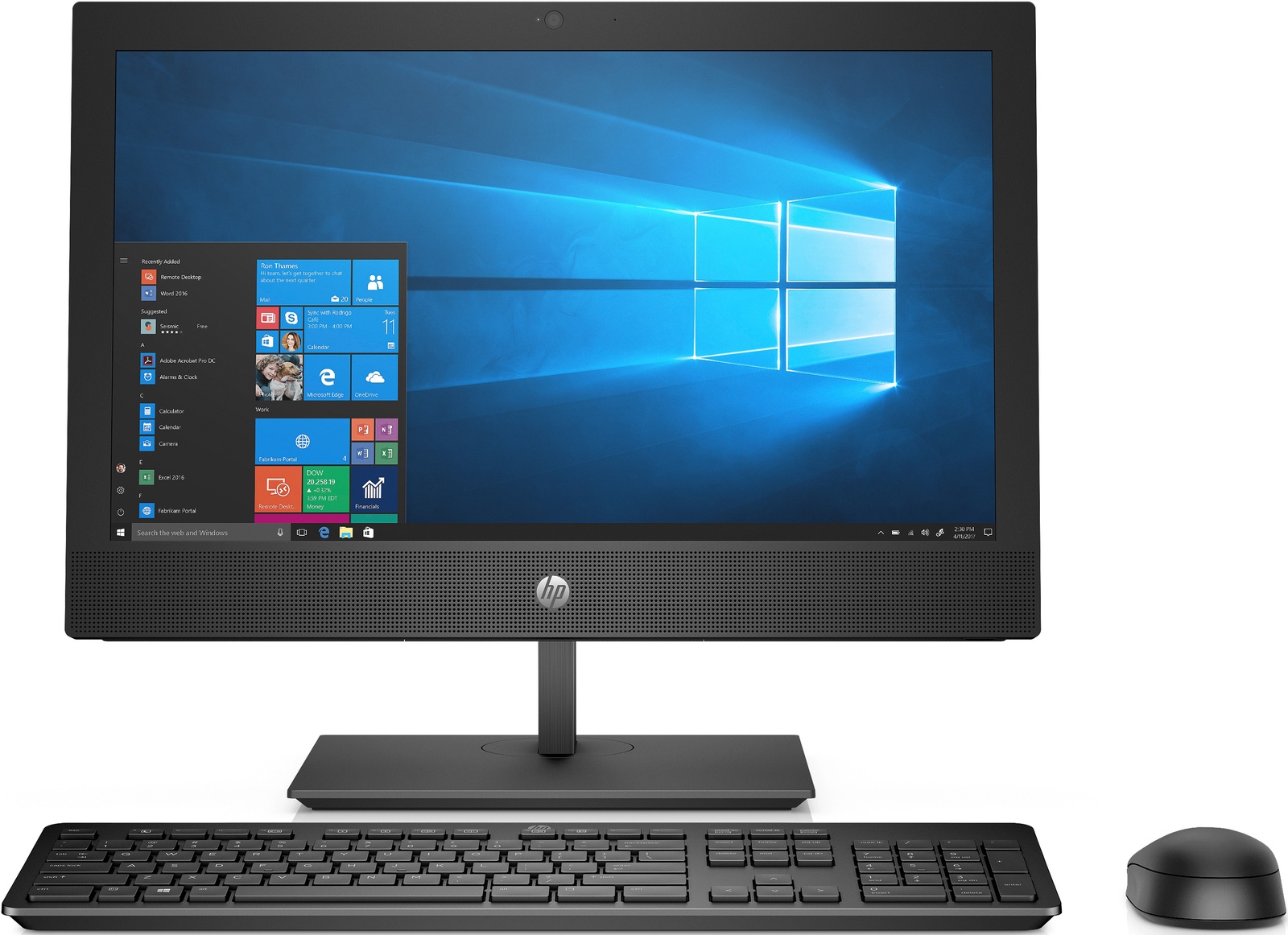 фото Моноблок HP ProOne 400 G4, 5BL83ES, 20", черный