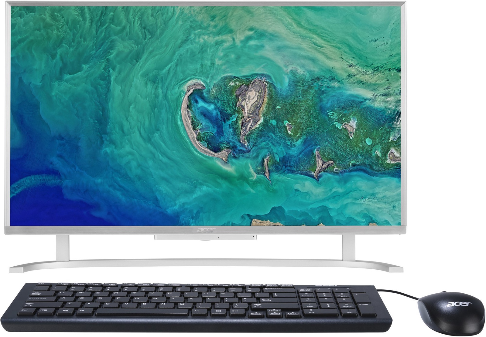 фото Моноблок Acer Aspire C22-720, DQ.B7AER.010, 21.5", серебристый