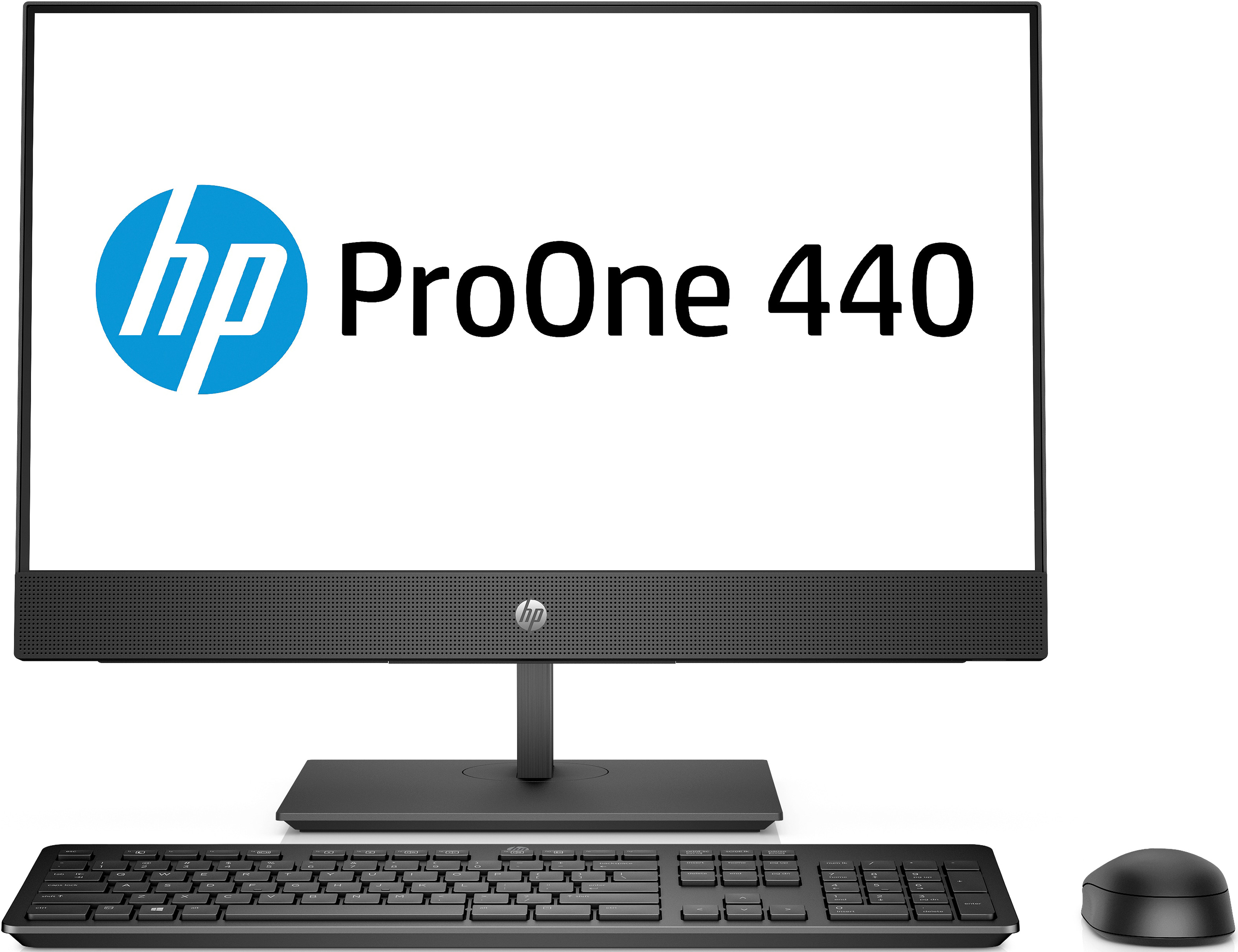 фото Моноблок HP ProOne 440 G4, 4YW03ES, 23.8", черный, серебристый