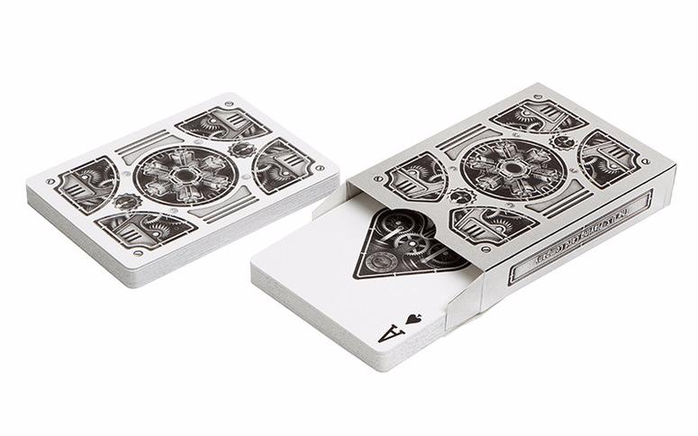 фото Игральные карты United States Playing Card Company "Bicycle Silver Steampunk"