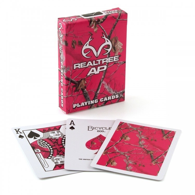 фото Игральные карты United States Playing Card Company "Bicycle Realtree Pink"