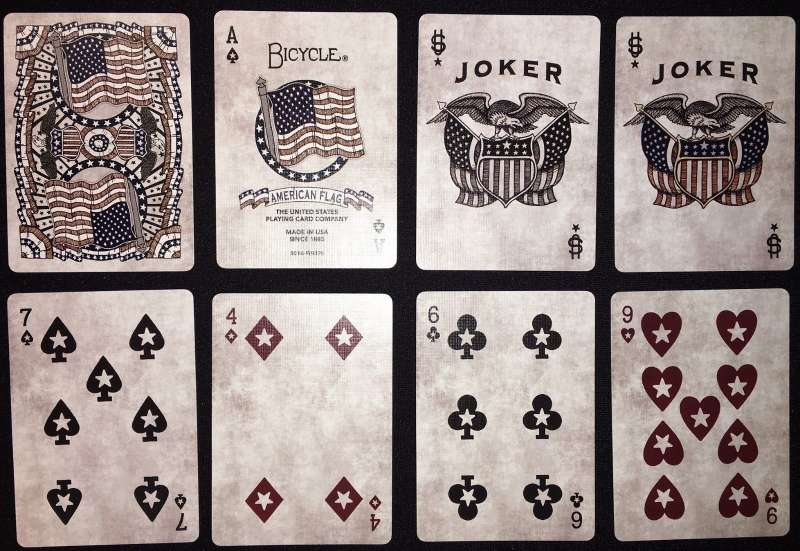 фото Игральные карты United States Playing Card Company "Bicycle American Flag"