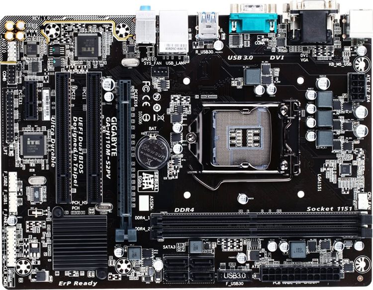 Материнская плата Gigabyte GA-H110M-S2PV