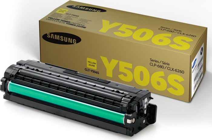 фото Картридж Samsung CLT-Y506S SU526A, желтый, для лазерного принтера, оригинал