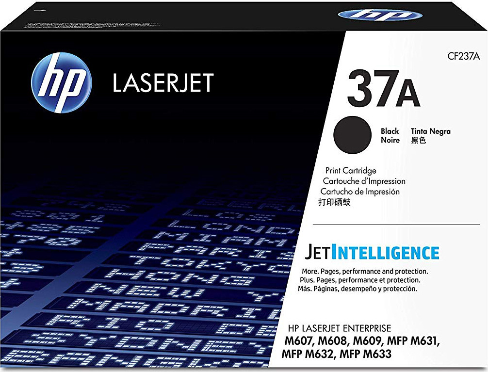 Тонер-картридж HP 37A (CF237A), черный 