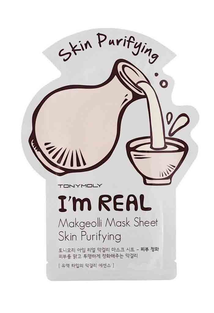 Маска косметическая Tony Moly очищающая маска (Макколи) I'M MAKGEOLLI MASK SHEET-SKIN PURIFYING