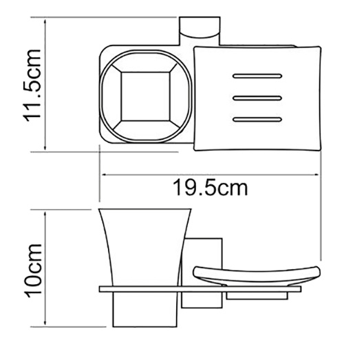 фото Мыльница WasserKRAFT Exter K-5226