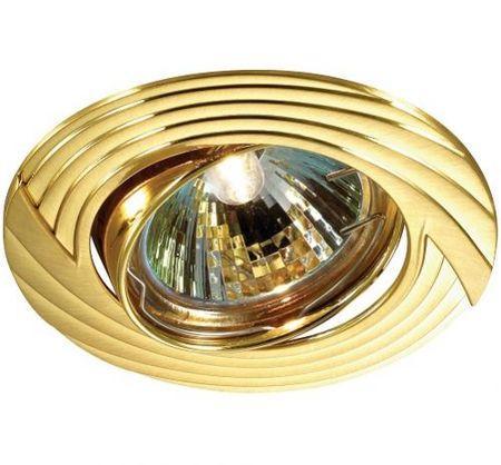 Встраиваемый светильник Novotech 369613, золотой