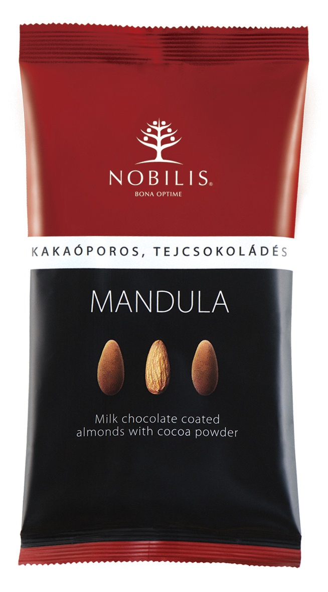 фото Миндаль в молочном шоколаде с какао-пудрой, NOBILIS ZRT, 100г