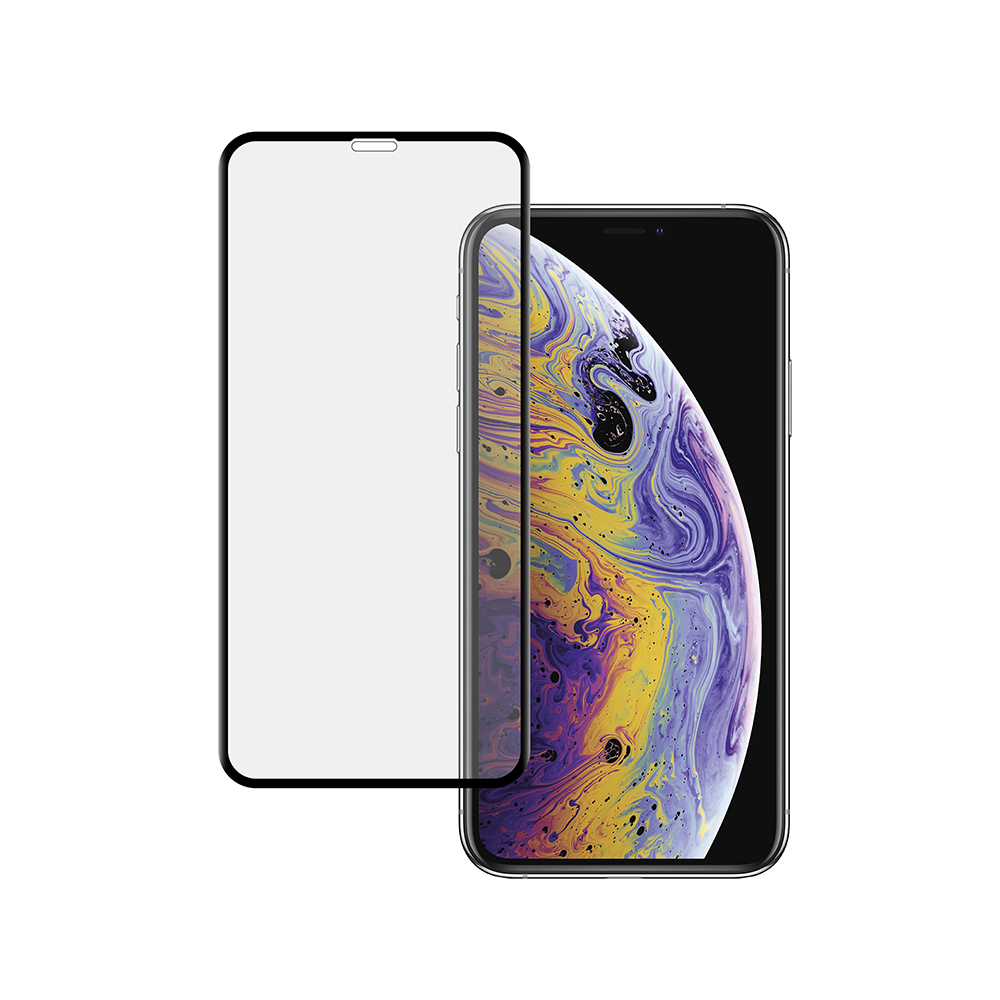 фото Защитное стекло HARDIZ Premium Tempered Glass for iPhone 11pro 3D Cover и Xs: Black/Черное