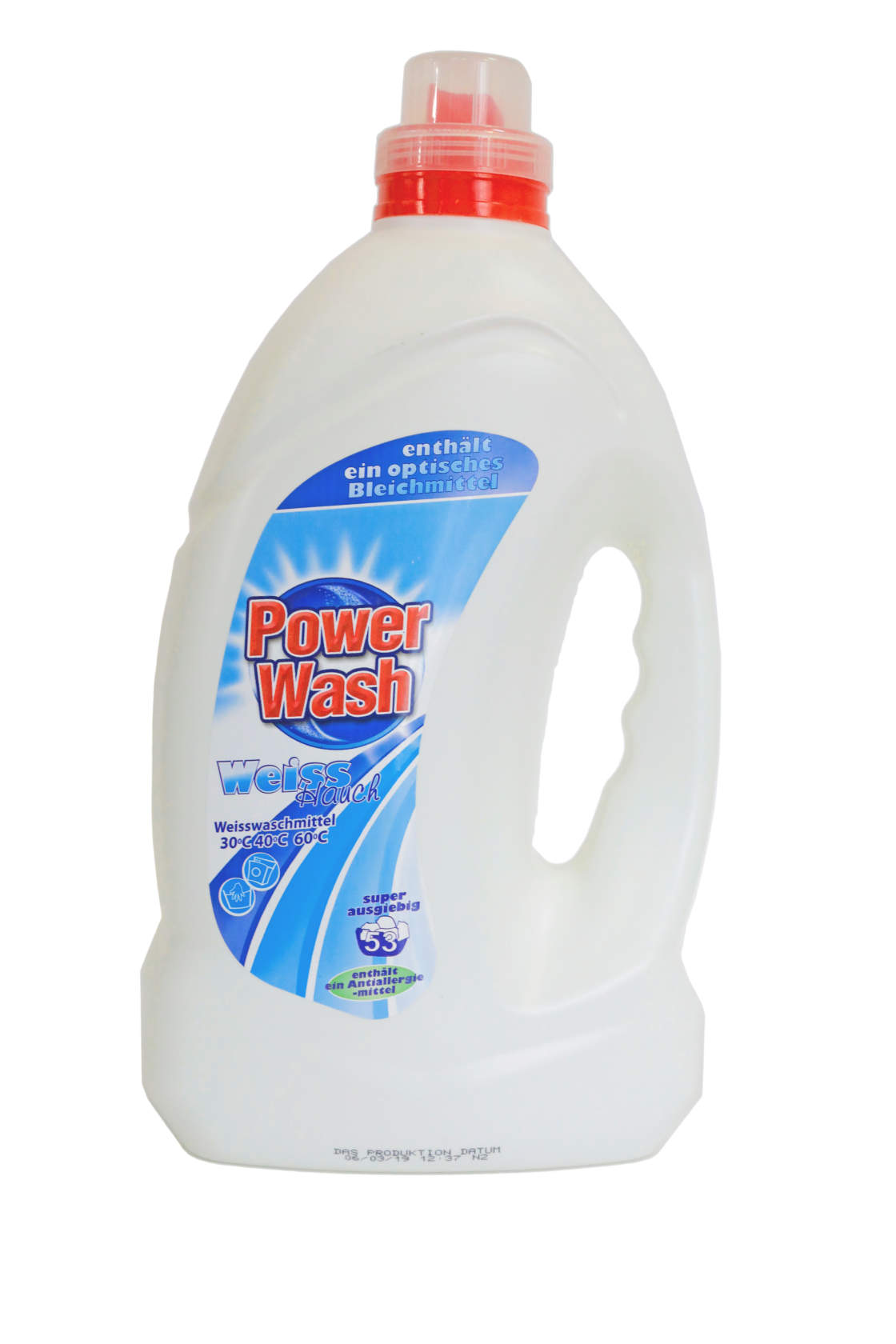 Жидкое средство для стирки Zalchem для белых тканей (53 стирки), белый, прозрачный