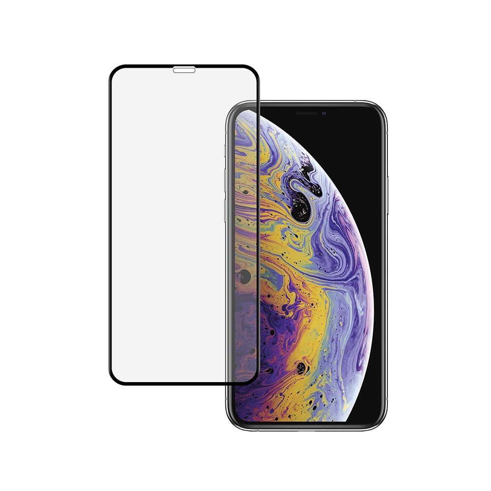 фото Защитное стекло HARDIZ Tempered Glass for iPhone Xs/11PRO: Full Screen Cover - Black/Черное