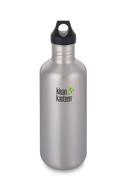 фото Бутылка для воды Klean Kanteen Classic Loop 40oz, серебристый