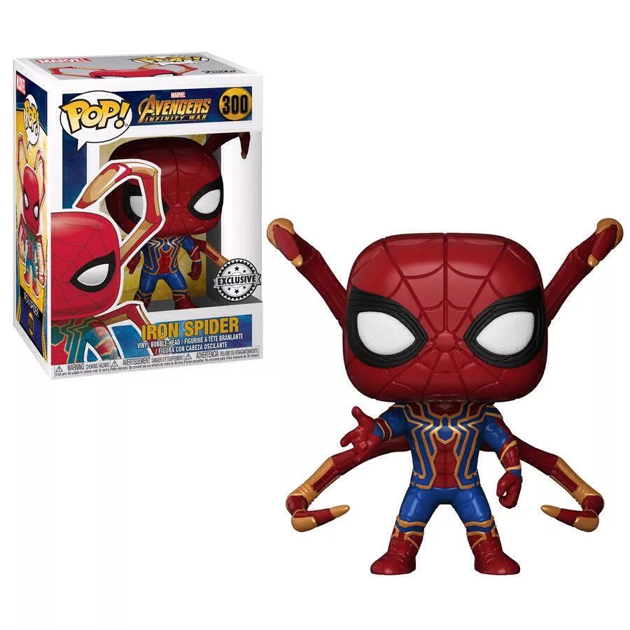 фото Фигурка Funko POP Avengers Infinity War - Iron Spider Man with Leg (Железный Человек-Паук с лапками) Pop!