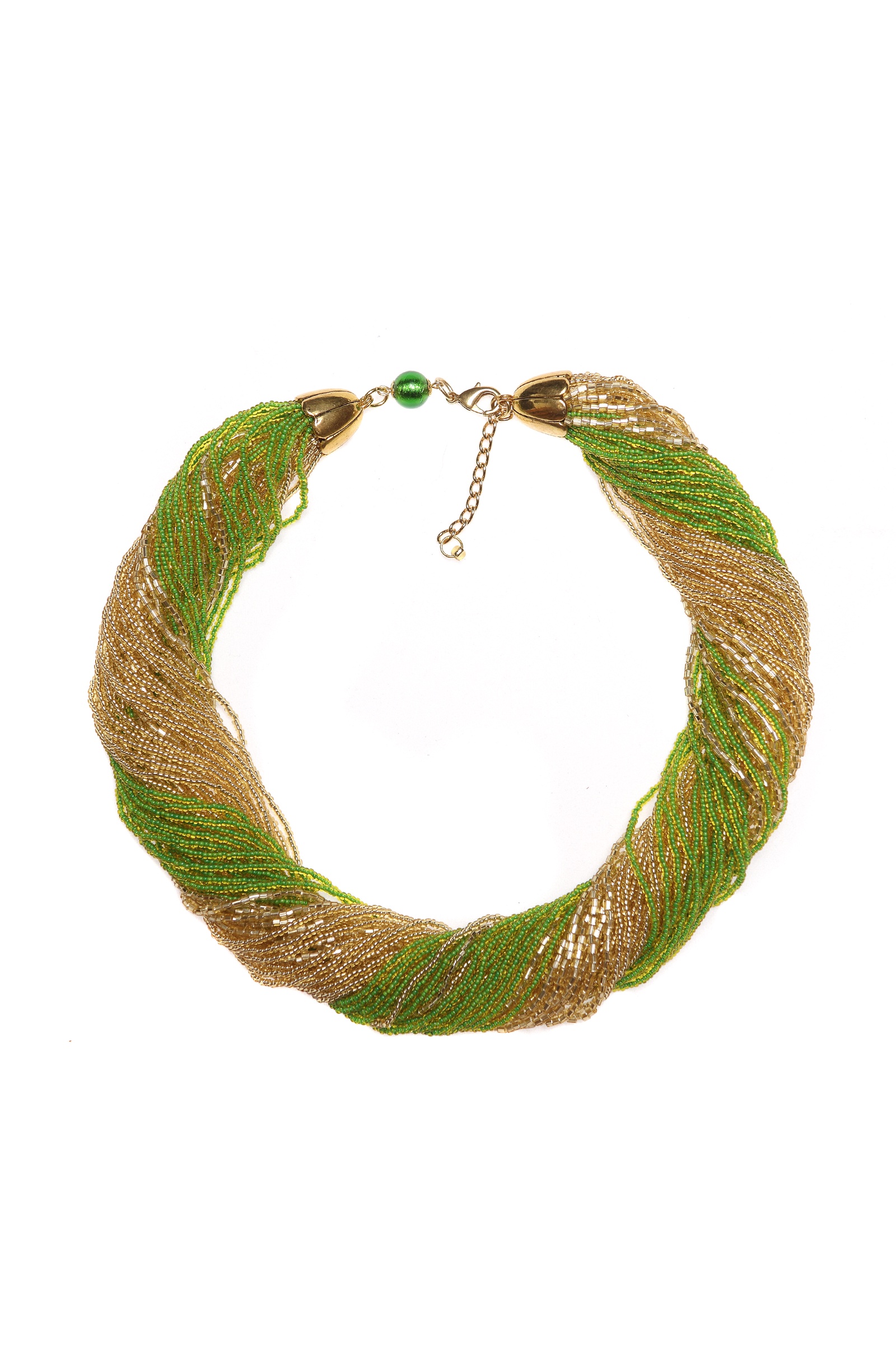 фото Колье/ожерелье бижутерное Bottega Murano 02010348 23, Муранское стекло, зеленый