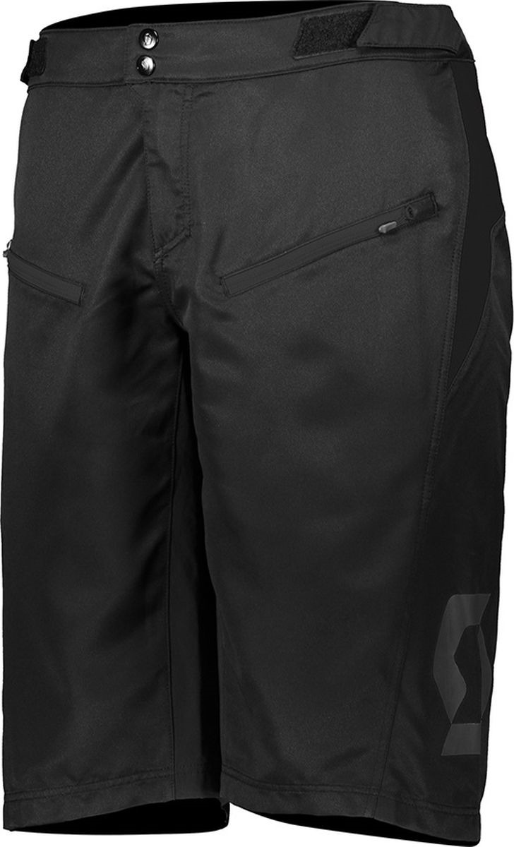 фото Велошорты мужские Scott Shorts M's Trail Vertic w/pad, 270483-0001, черный, размер XXL (58)