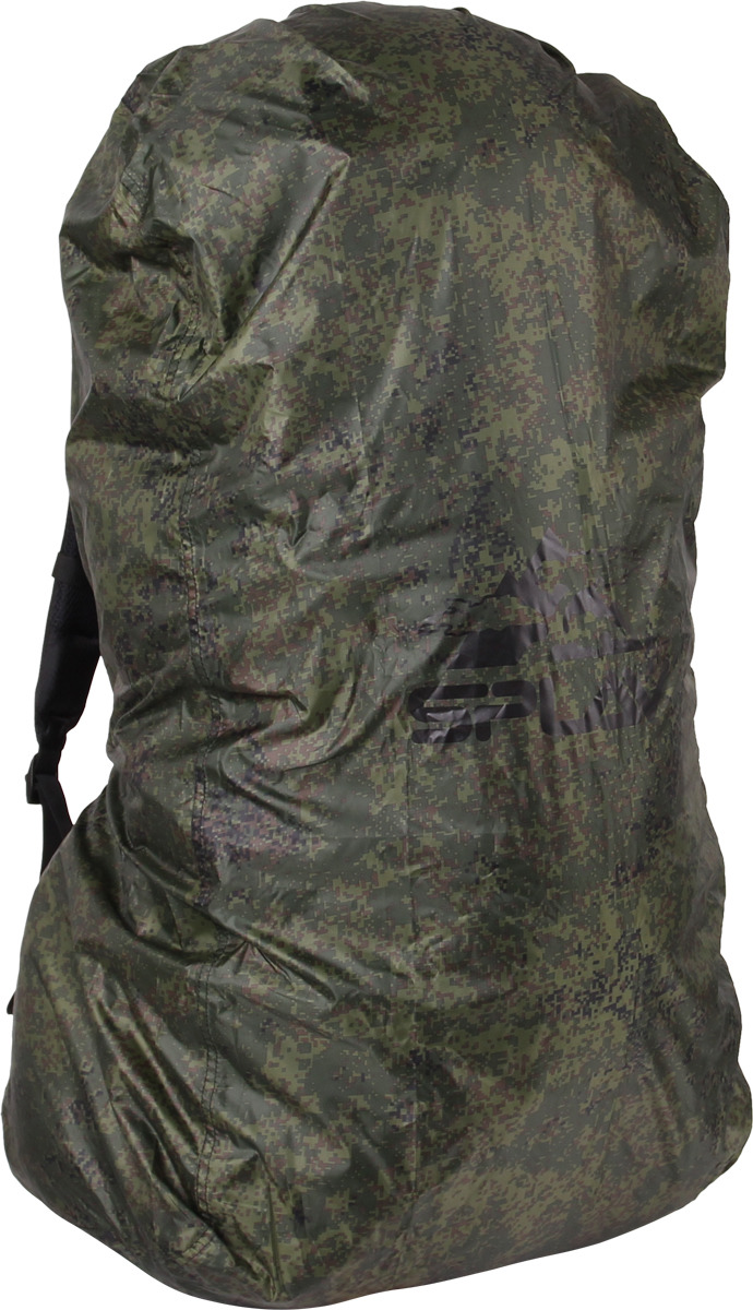 фото Накидка на рюкзак Сплав Цифровая флора, 5012037, зеленый, 70-90 л