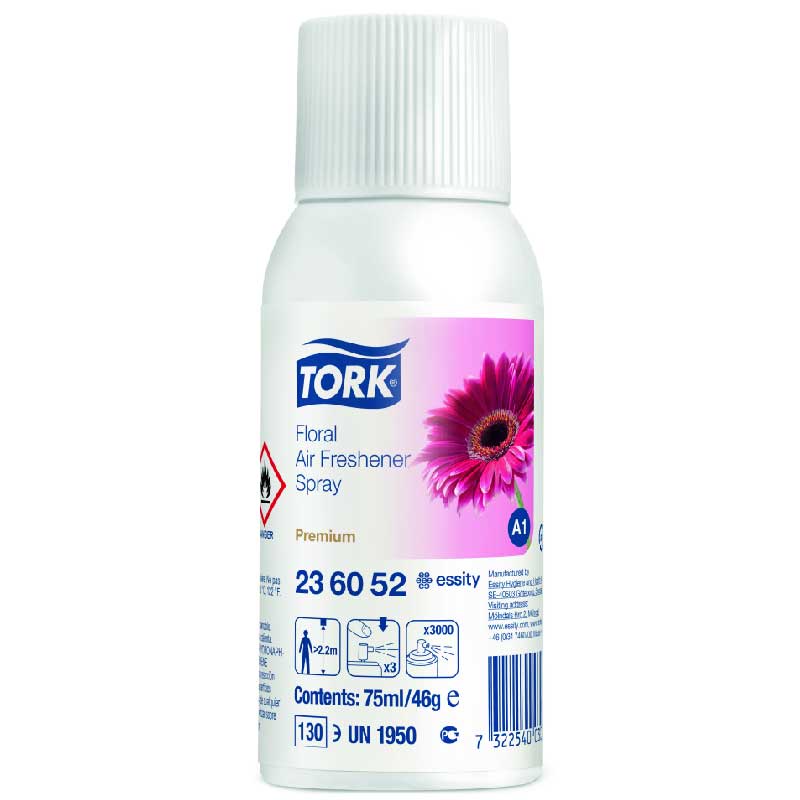 фото Сменный блок освежителя воздуха Tork A1, Premium, цветочный аромат, 75 мл, 236052
