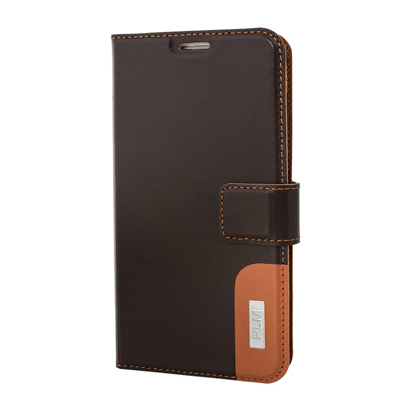 Чехол для сотового телефона PLM для Samsung S6 WalletCase, коричневый