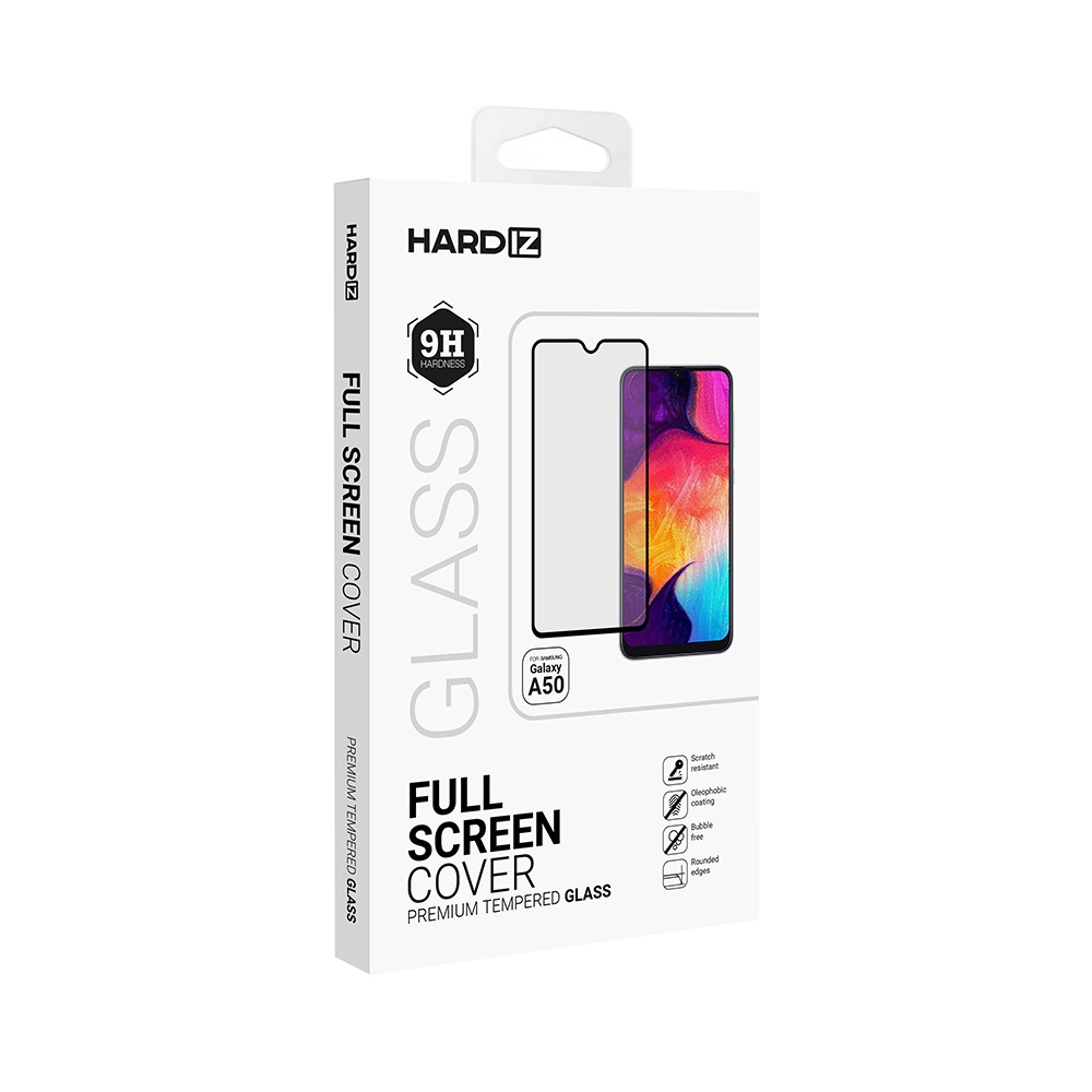 фото Защитное стекло HARDIZ Samsung A50: Full Screen Cover, черный