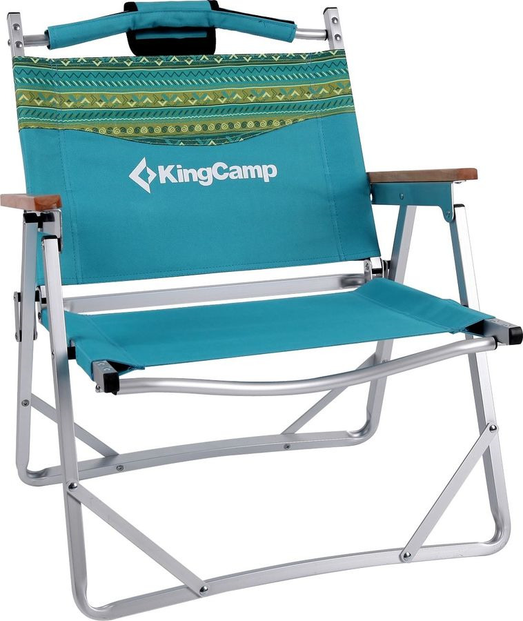 фото Кресло раскладное KingCamp Beach Armchair Fantasy, KC7009, бирюзовый, 65 х 55 х 34/66 см