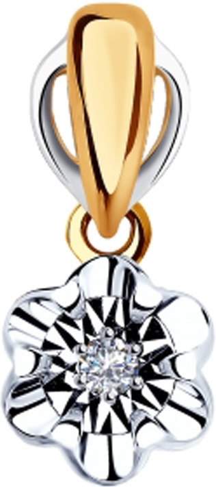 фото Подвеска Diamant, золото 585, бриллиант, 51-230-00024-1