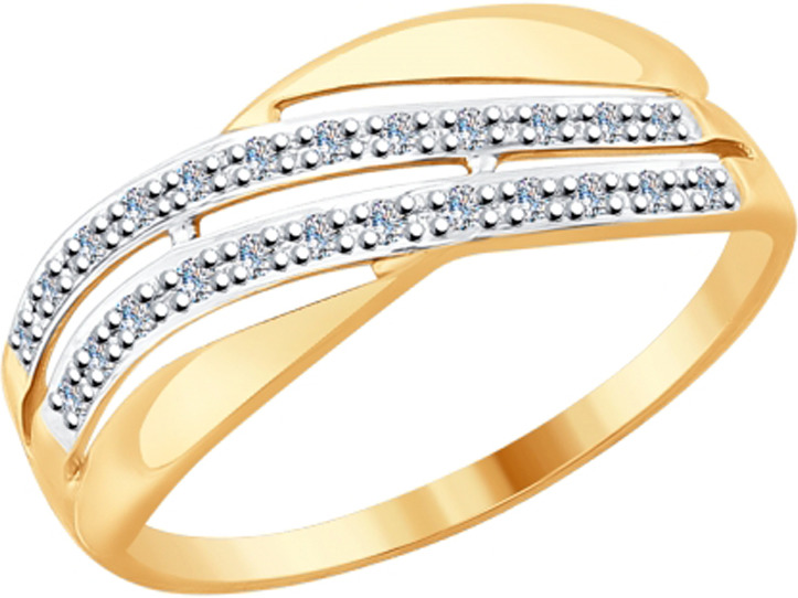 фото Кольцо Diamant, золото 585, бриллиант, 19, 51-210-00006-1