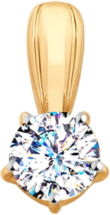 фото Подвеска/кулон Diamant из золота с фианитом