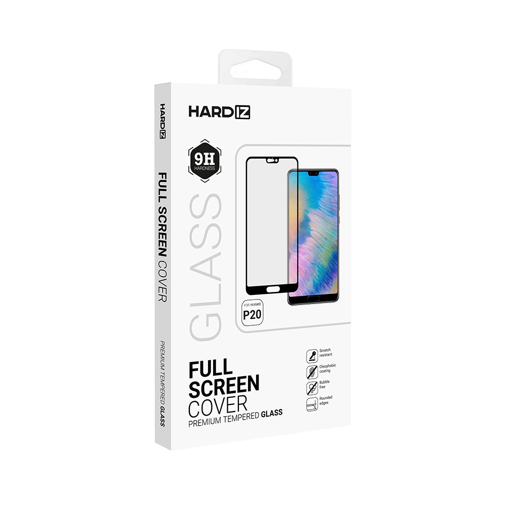 фото Защитное стекло HARDIZ Tempered Glass for Huawei P20: Full Screen Cover - Black/Черный