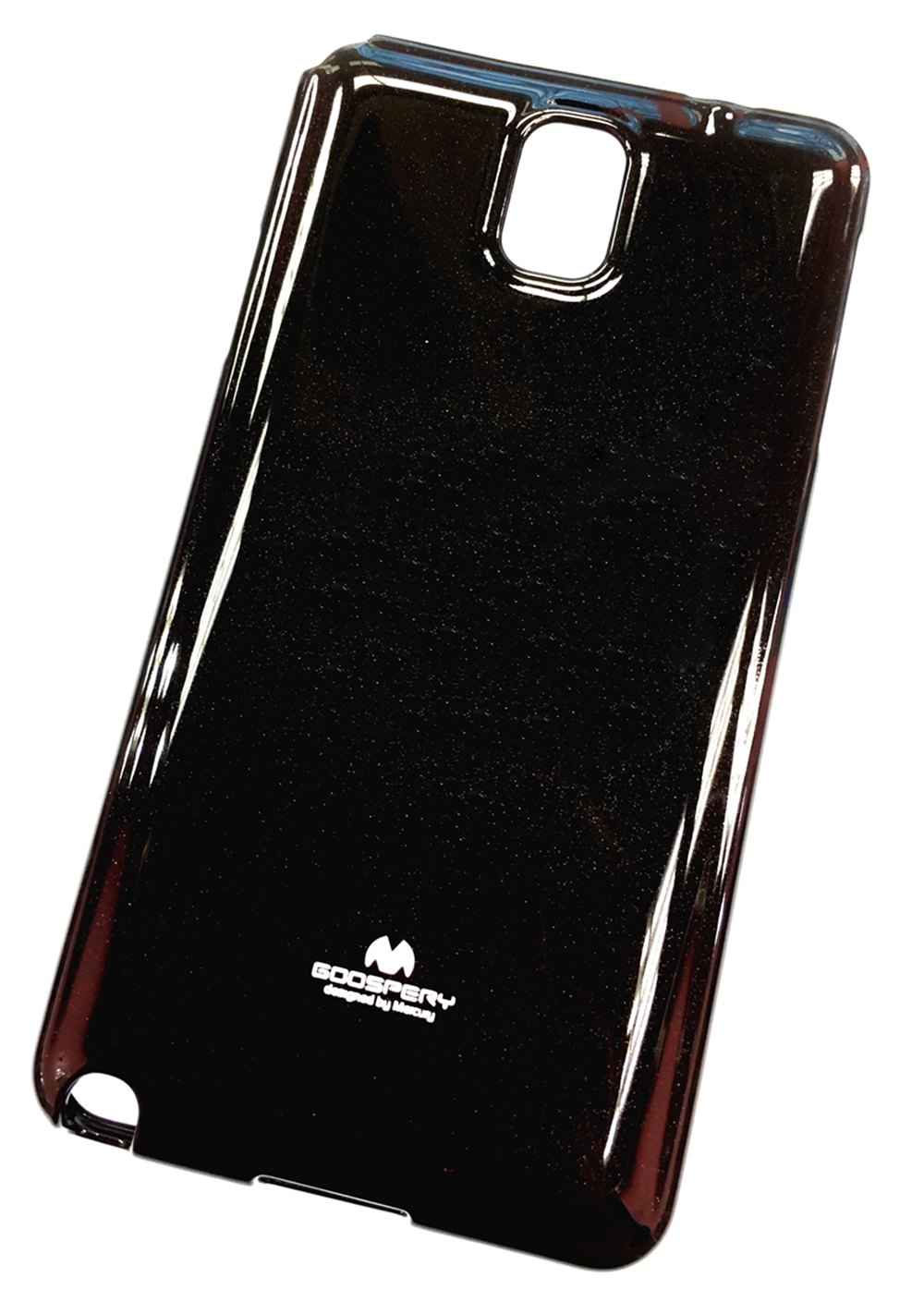 Чехол для сотового телефона Goospery Samsung Note 3 Накладка силиконовая ламинированная пленкой Jelly Case, черный