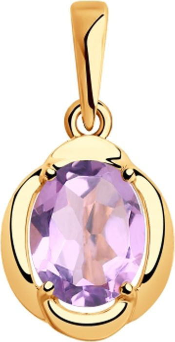 фото Подвеска/кулон Diamant из золота с аметистом