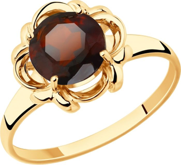 фото Кольцо Diamant, золото 585, гранат, 18, 51-310-00178-2