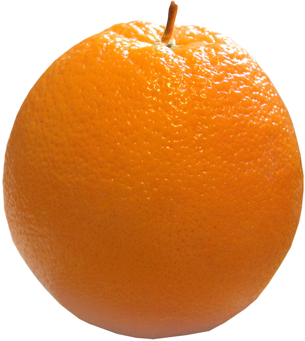 фото Свеча-сувенир декоративная Мир свечей Апельсин, 57-32, оранжевый, 9 х 9 х 9 см
