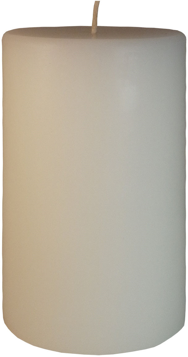 фото Свеча декоративная Мир свечей Столбик, 53-80/120, белый, 8 х 12 см