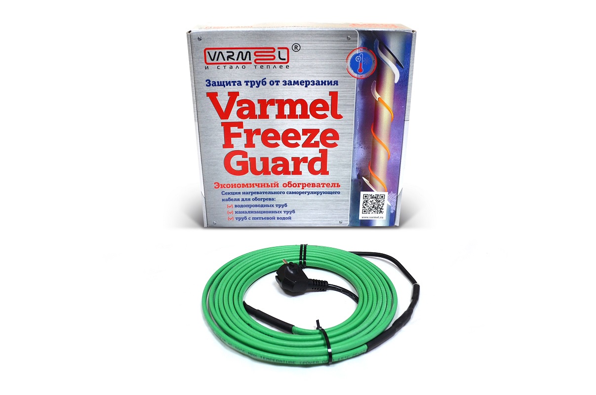 фото Varmel Freeze Guard 16VFGM2-CR-2м нагревательная секция (комплект водопроводный)