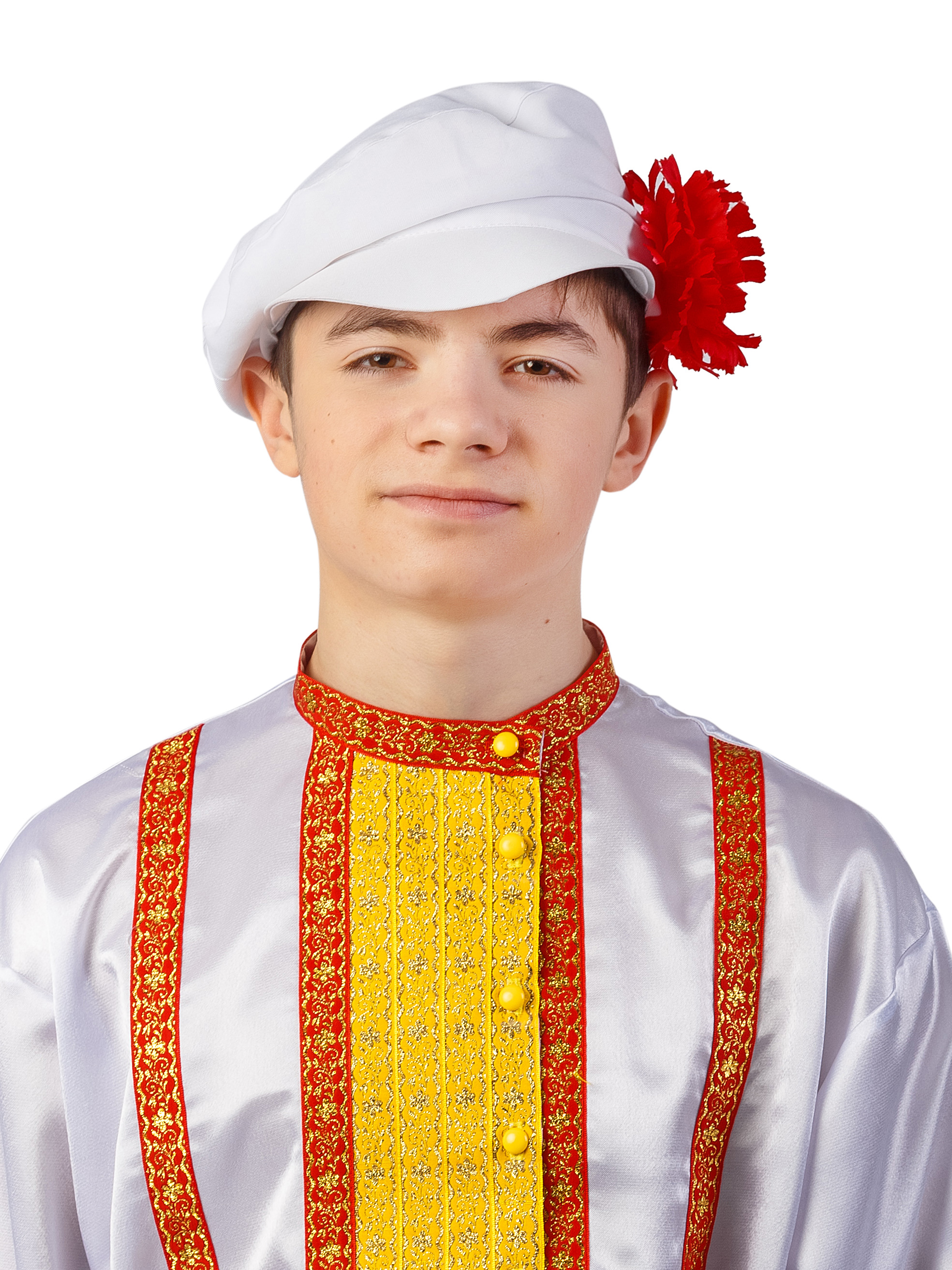 фото Аксессуар для карнавального костюма Gala-Вальс картуз, белый