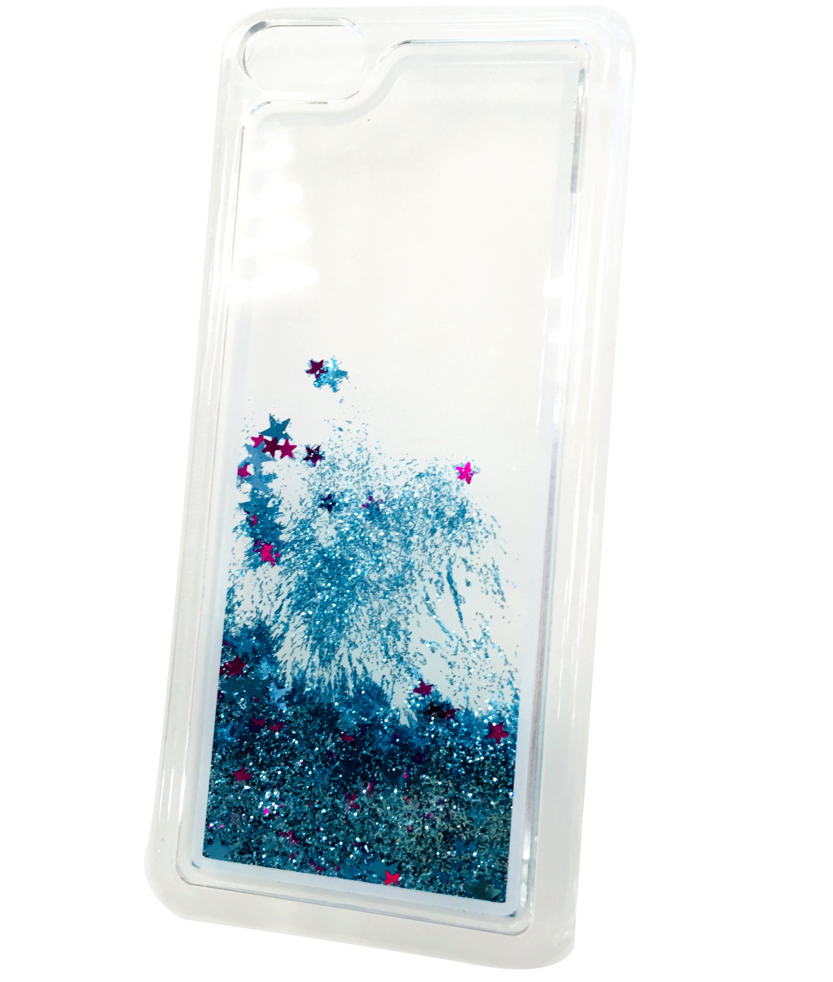 Чехол для сотового телефона Мобильная мода iPhone 5C Пластиковая накладка с переливающимися в жидкости блестками