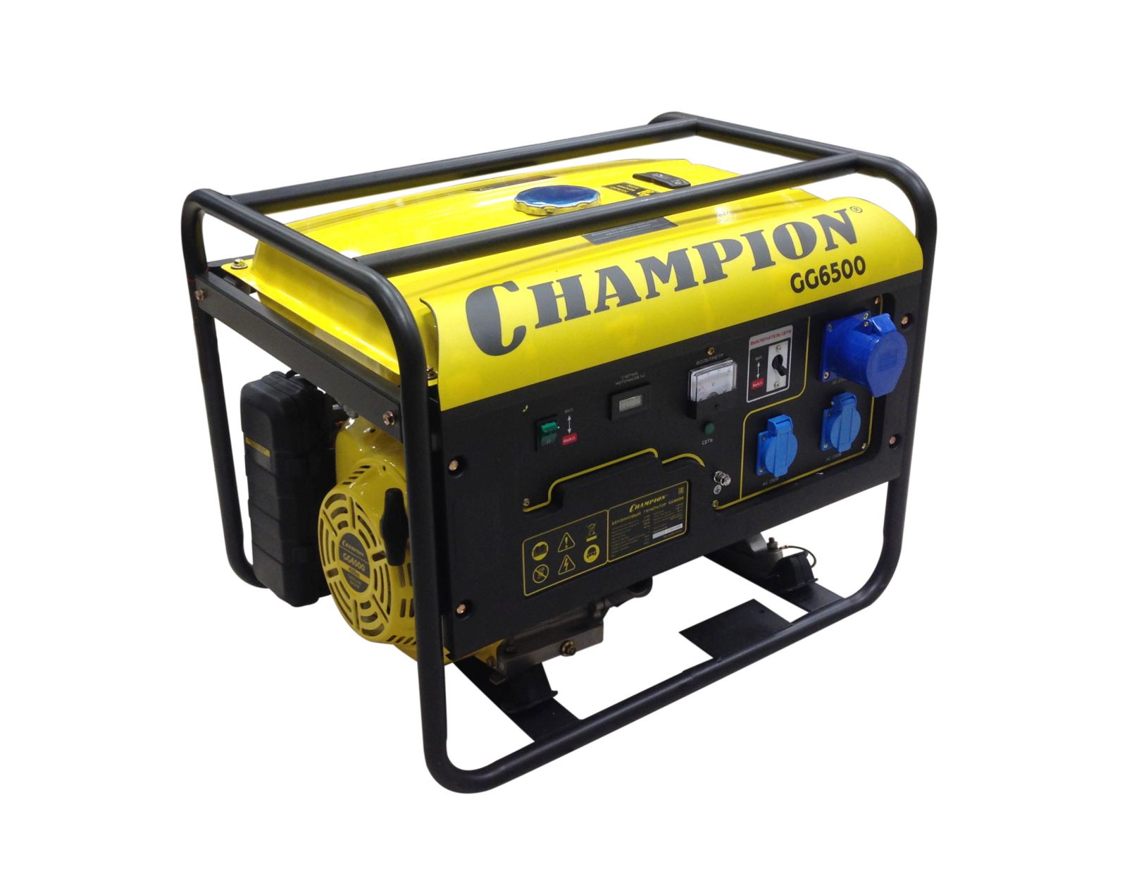 Чемпион генератор gg5000 как заменить масло Генератор Champion GG6500 5/5,5кВт 16 л.с. - купить по низкой цене в интернет-ма