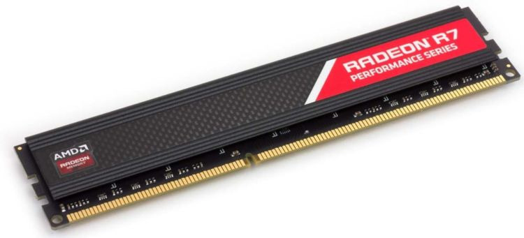 фото Модуль оперативной памяти AMD Radeon DDR4 4Gb 2400Mhz Long DIMM, R744G2400U1S