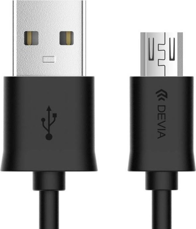 Кабель Devia Smart Cable Micro-USB Fast Charge для Android 1 метр, черный