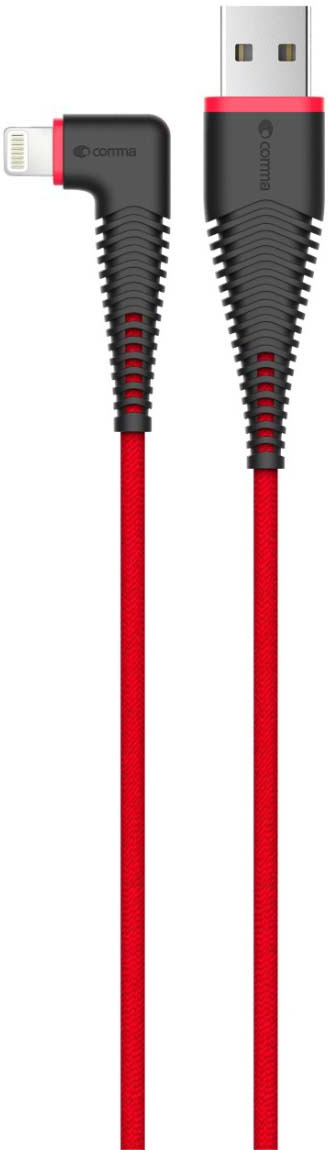 фото Кабель Comma Bingo Lightning, с сертифицированным чипом MFI, красный, 1,5 м