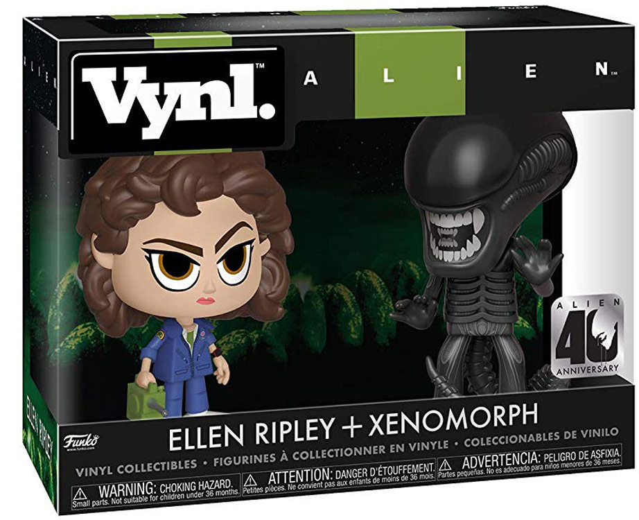 фото Фигурка Funko VYNL: Alien 40th: Xenomorph & Ripley w/ Tracker 37755 Funko pop