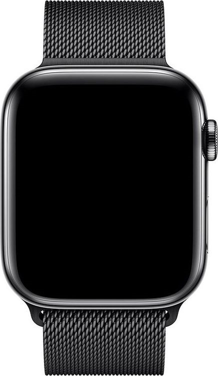 фото Ремешок для смарт-часов Apple Watch Accessories Milanese Loop, MTU52ZM/A, space black, 44 мм