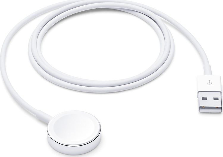 фото Кабель Apple Watch Magnetic Charging Cable, MU9G2ZM/A, белый, 1 м