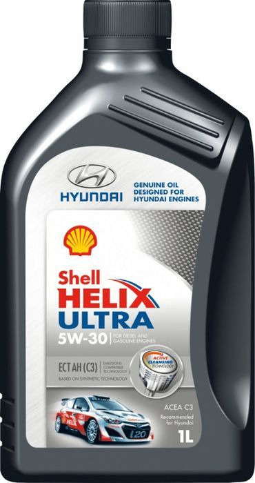 фото Моторное масло Shell Helix Ultra ECT AH, синтетическое, 5W-30, 1 л