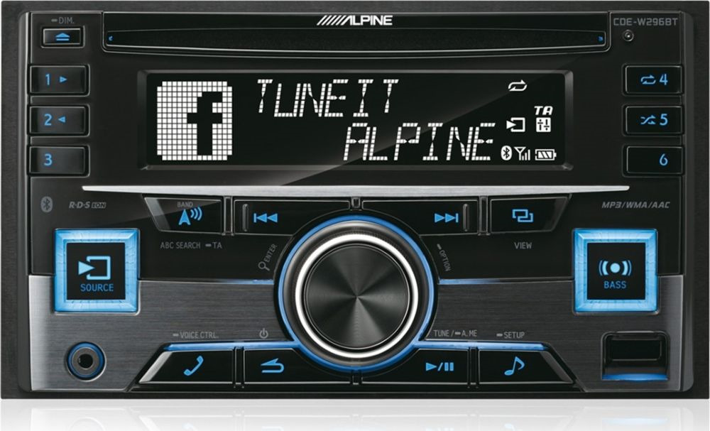 фото Автомагнитола CD Alpine CDE-W296BT