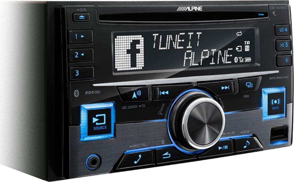 фото Автомагнитола CD Alpine CDE-W296BT