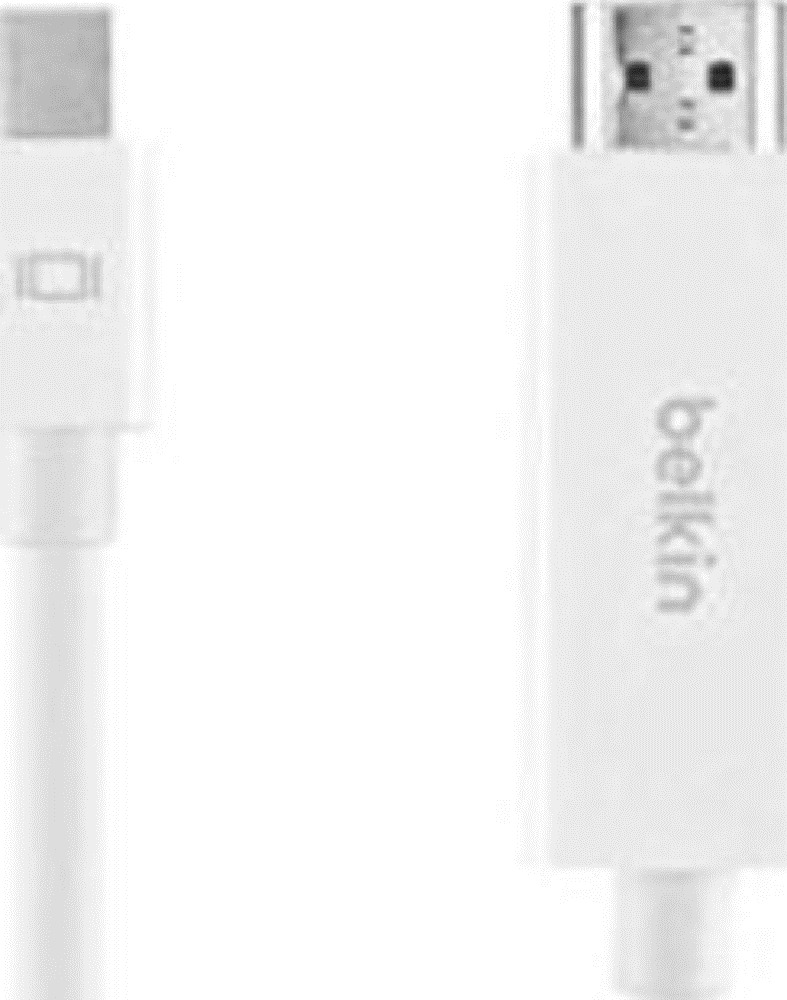 фото Кабель Belkin HDMI Mini Displayport, 2 м, F2CD077DS2M-APL, белый