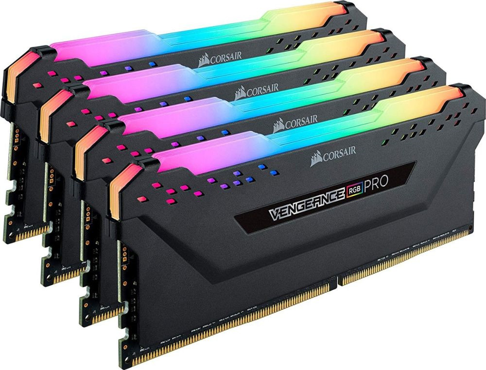 фото Модуль оперативной памяти Corsair DDR4 64 ГБ (4 х 16 ГБ), CMW64GX4M4C3200C16